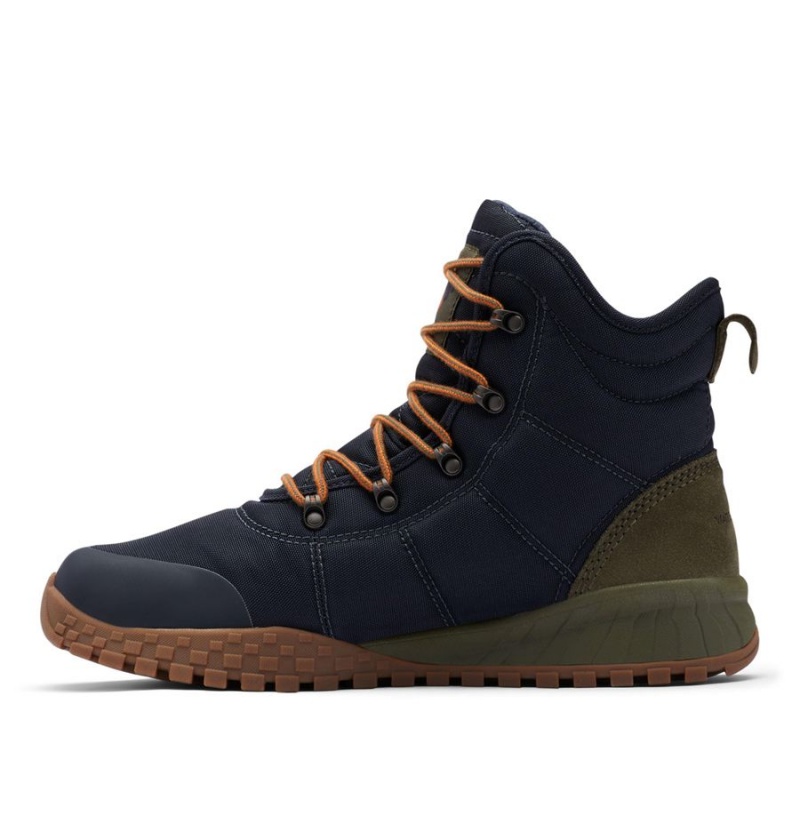 Black Men's Columbia Fairbanks Omni Heat Boots | YLZWQ-6452