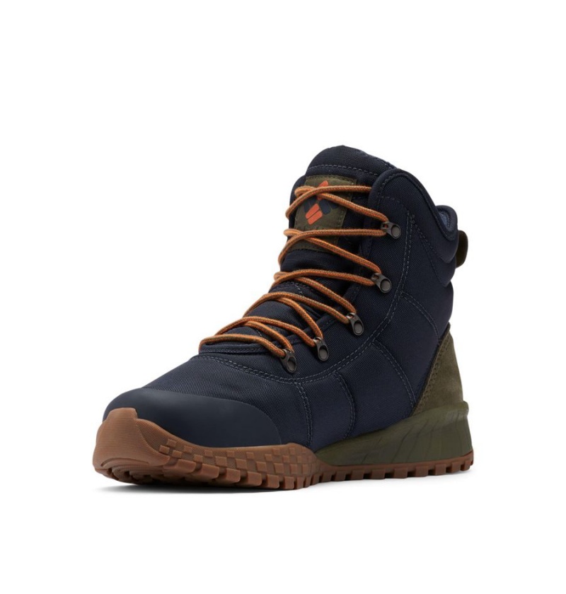 Black Men's Columbia Fairbanks Omni Heat Boots | YLZWQ-6452