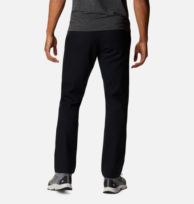 Black Men's Columbia Flex ROC Pants | PLMJW-6721