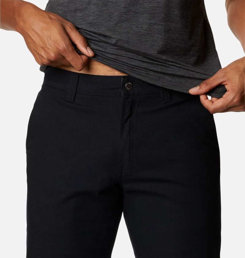 Black Men's Columbia Flex ROC Pants | PLMJW-6721