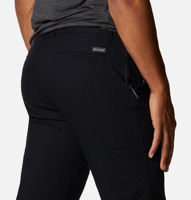 Black Men's Columbia Flex ROC Pants | PLMJW-6721