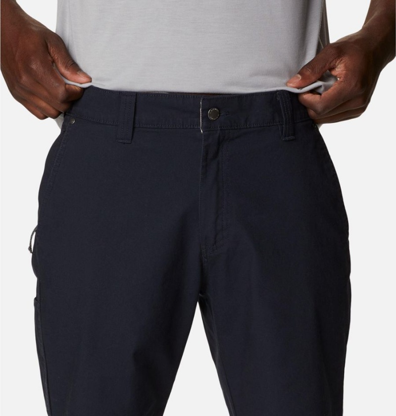 Black Men's Columbia Flex ROC Shorts | PXJIV-8931