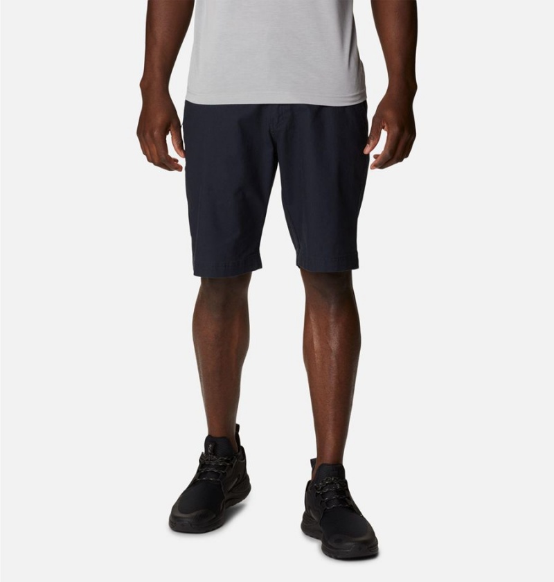 Black Men\'s Columbia Flex ROC Shorts | PXJIV-8931