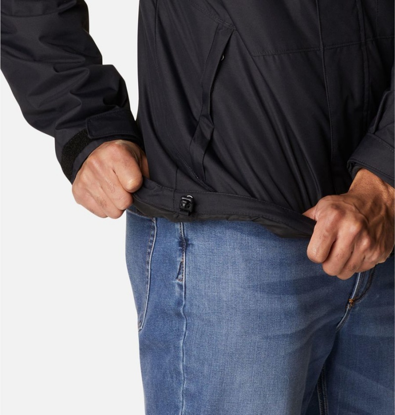 Black Men's Columbia Gulfport Interchange 3 In 1 Jackets | GMUWJ-2964