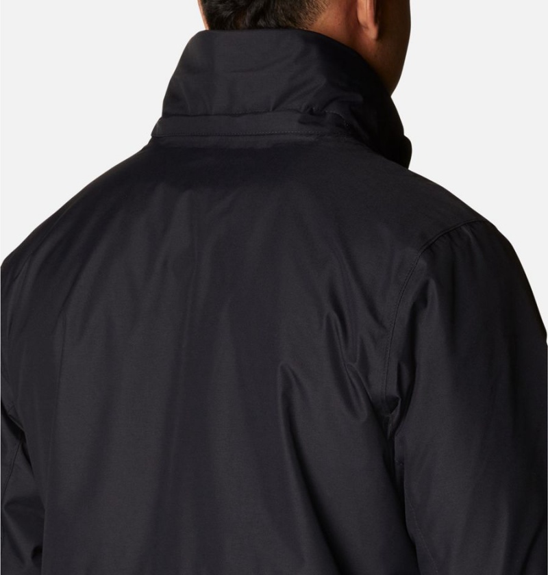 Black Men's Columbia Gulfport Interchange 3 In 1 Jackets | GMUWJ-2964