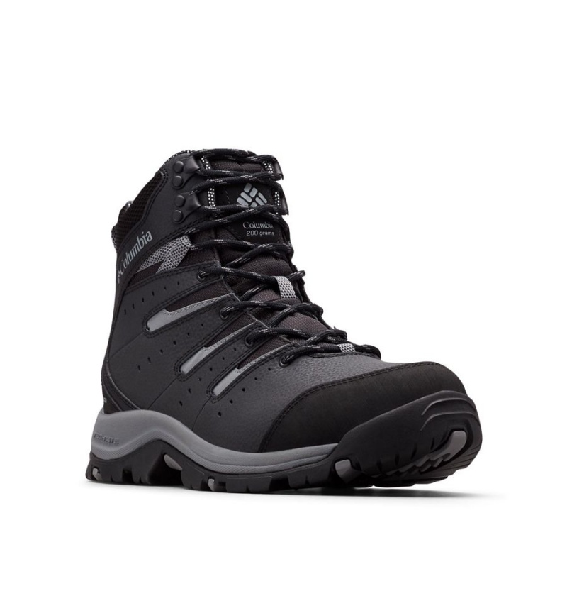 Black Men's Columbia Gunnison II Omni Heat Boots | TYQKL-2063