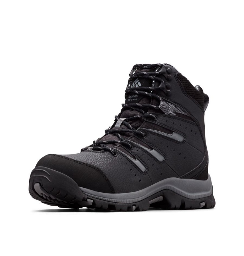 Black Men's Columbia Gunnison II Omni Heat Boots | TYQKL-2063