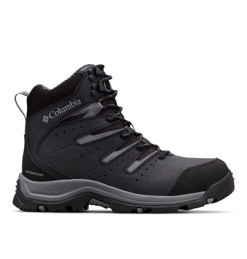 Black Men\'s Columbia Gunnison II Omni Heat Boots | TYQKL-2063