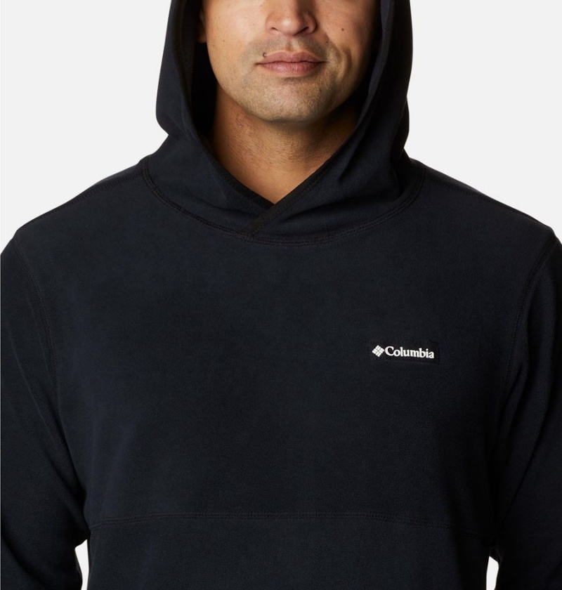 Black Men's Columbia Haven Hills Fleece Hoodie | WFAQO-6403