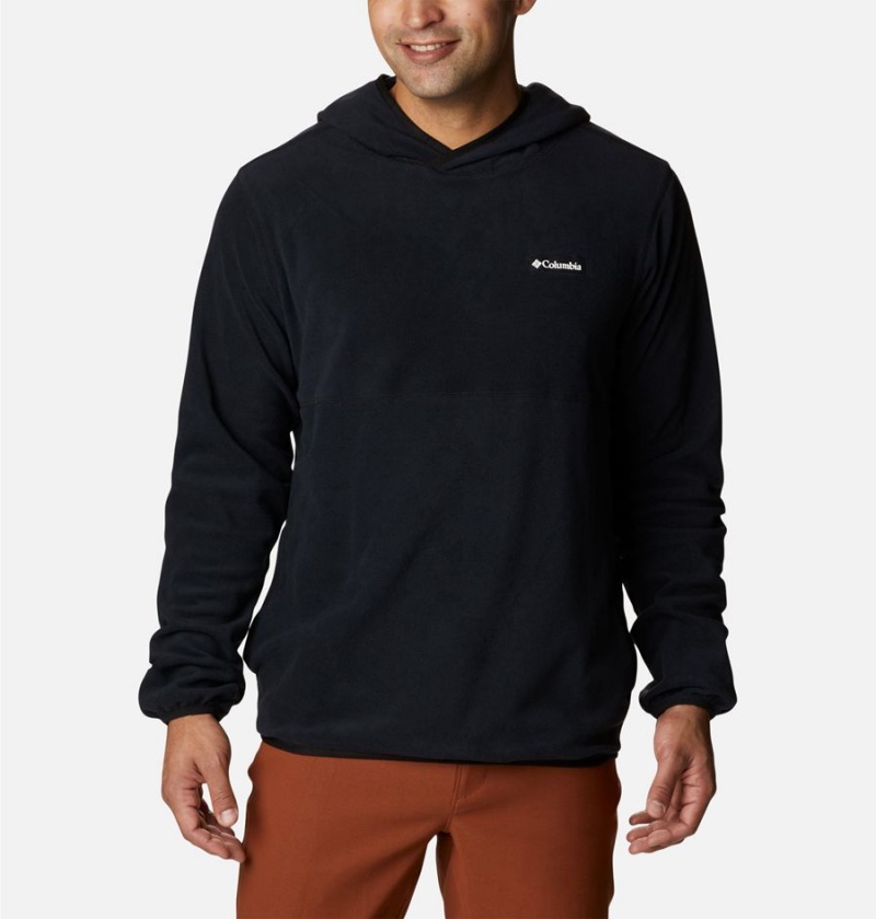 Black Men\'s Columbia Haven Hills Fleece Hoodie | WFAQO-6403