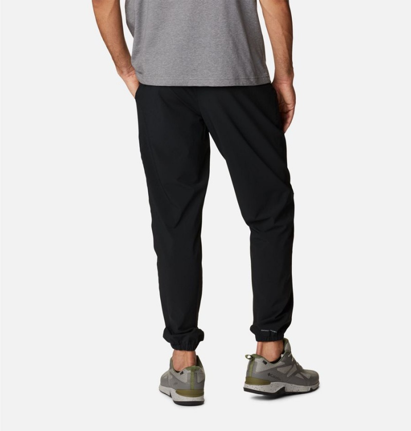 Black Men's Columbia Hike Joggers Pants | RFJEK-2816