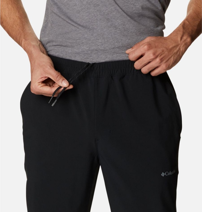 Black Men's Columbia Hike Joggers Pants | RFJEK-2816