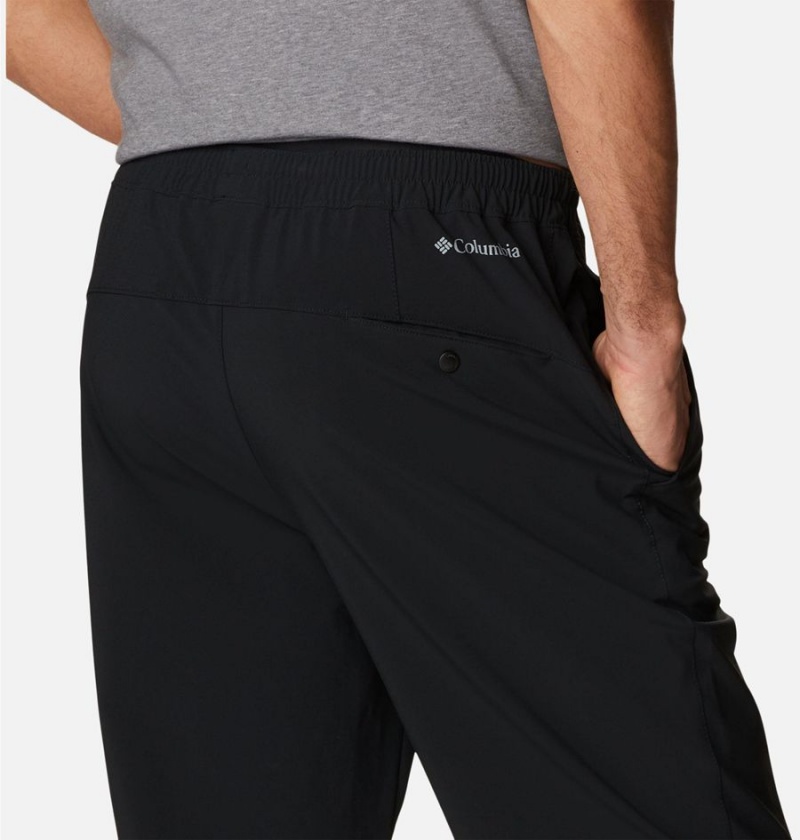 Black Men's Columbia Hike Joggers Pants | RFJEK-2816