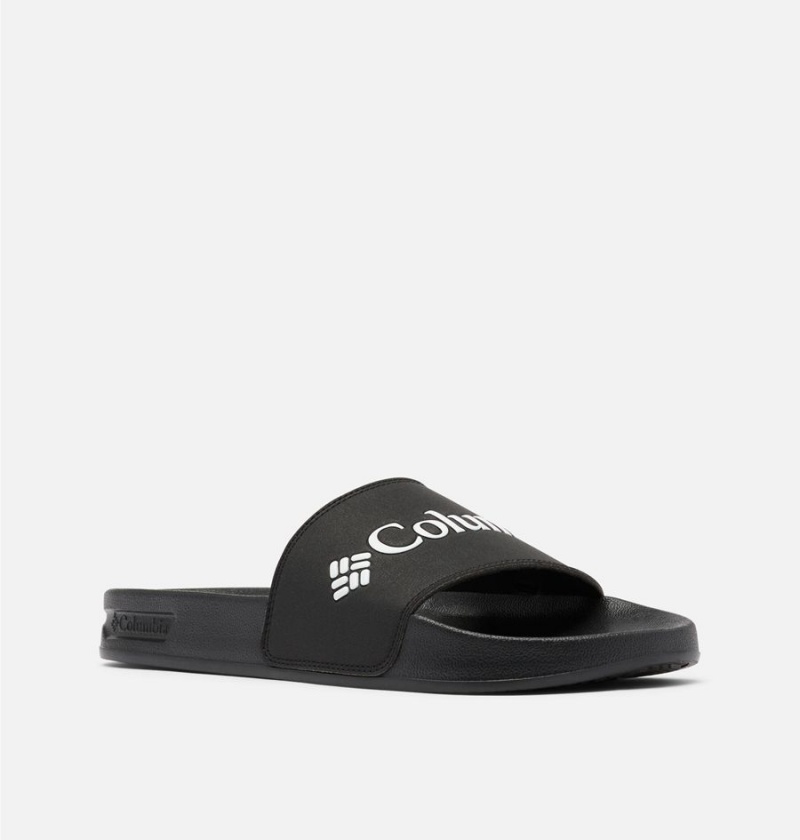 Black Men's Columbia Hood River Slide Sandals | NWVRF-5196