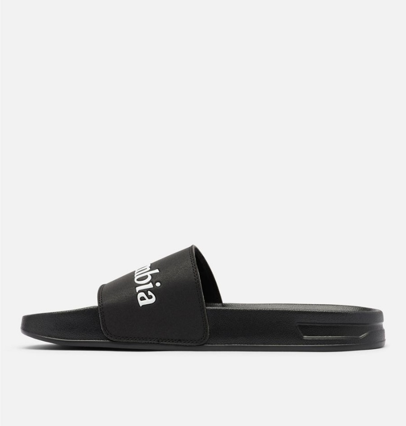 Black Men's Columbia Hood River Slide Sandals | NWVRF-5196