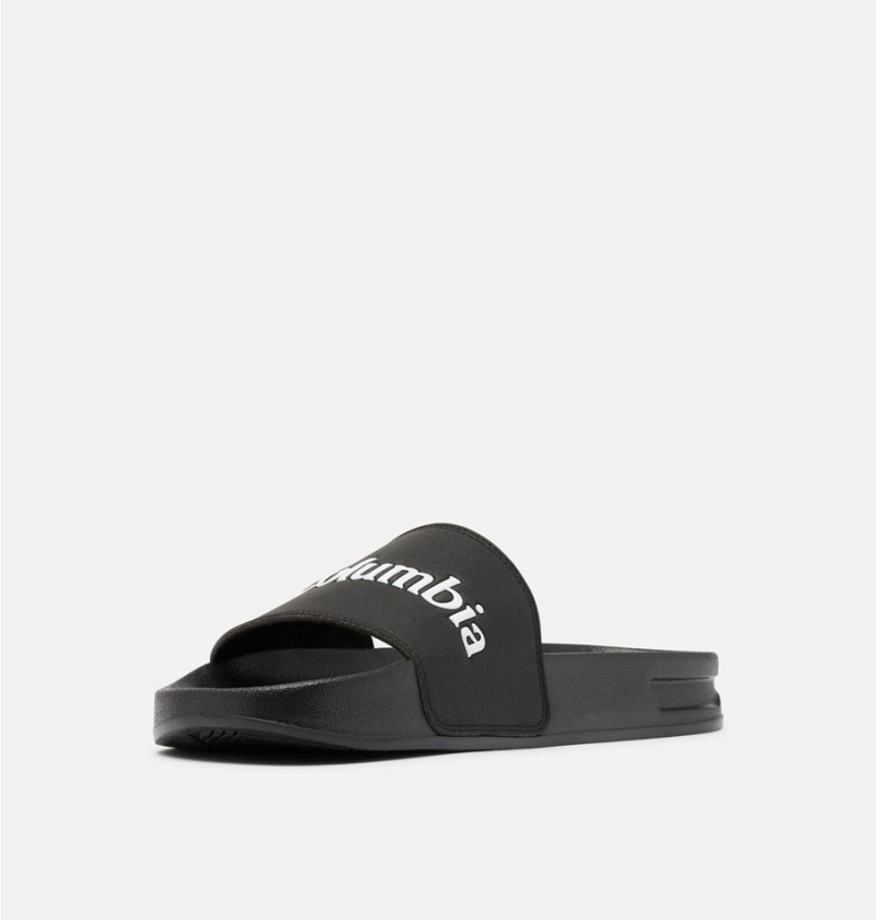 Black Men's Columbia Hood River Slide Sandals | NWVRF-5196