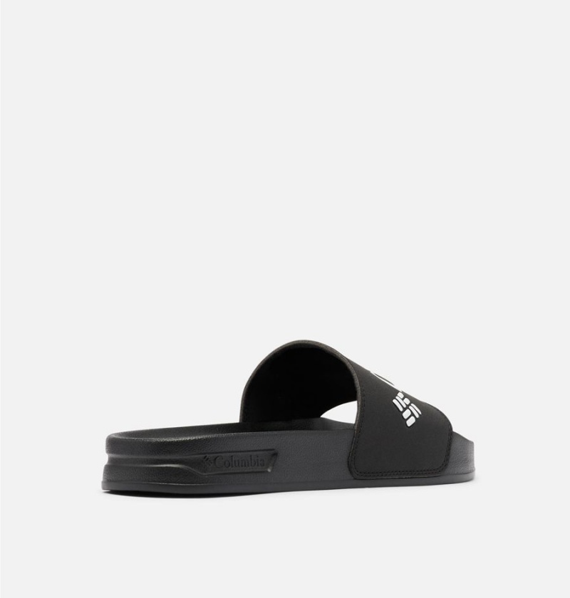 Black Men's Columbia Hood River Slide Sandals | NWVRF-5196