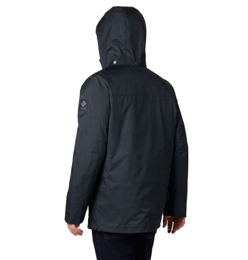 Black Men's Columbia Horizons Pine Interchange 3 In 1 Jackets | LZEBM-9570