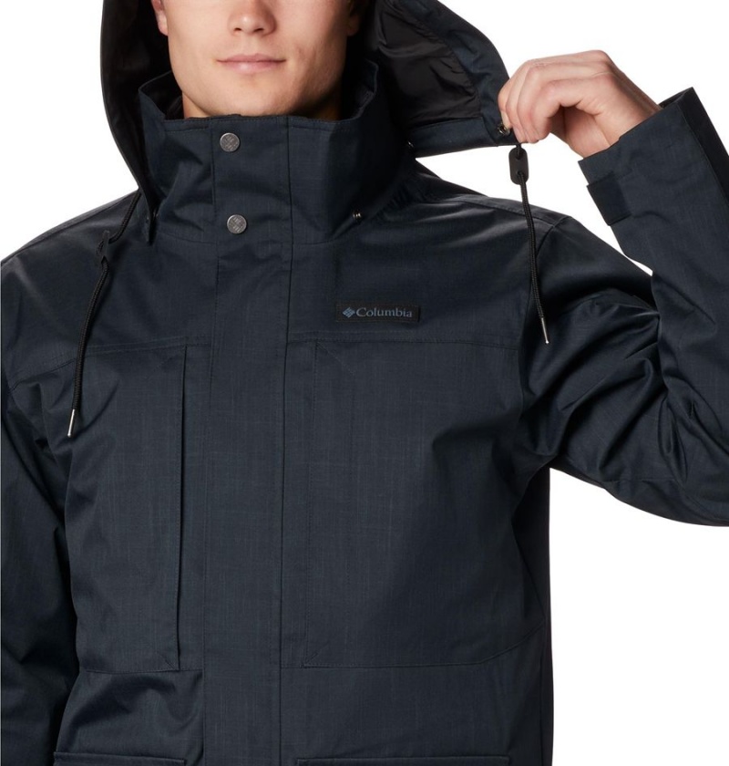 Black Men's Columbia Horizons Pine Interchange 3 In 1 Jackets | LZEBM-9570