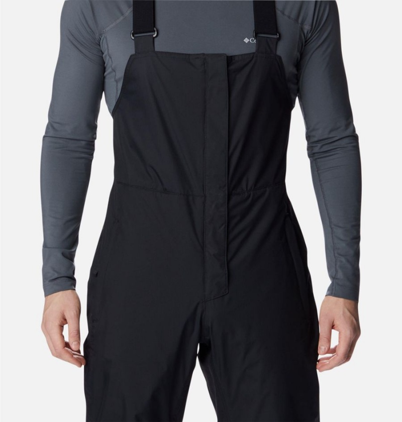 Black Men's Columbia Iceventure Ski Bib Pants | HBKPQ-2039