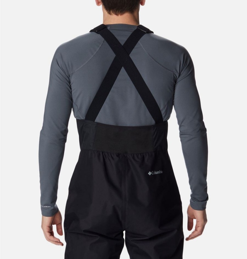 Black Men's Columbia Iceventure Ski Bib Pants | HBKPQ-2039