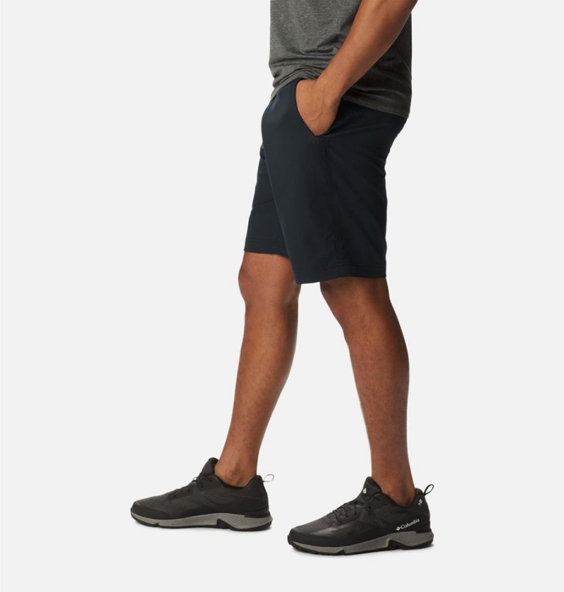 Black Men's Columbia Iron Mountain Trail Shorts | ORUKQ-3607