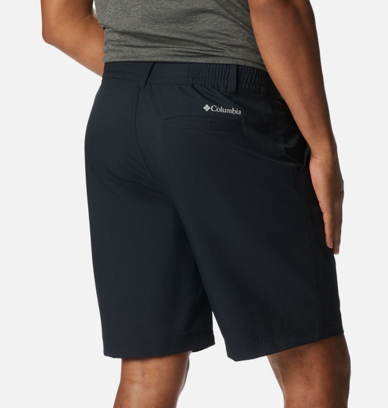 Black Men's Columbia Iron Mountain Trail Shorts | ORUKQ-3607