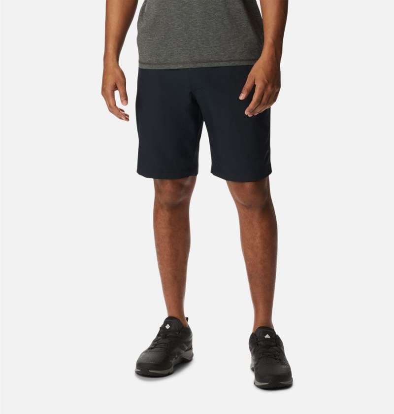 Black Men\'s Columbia Iron Mountain Trail Shorts | ORUKQ-3607