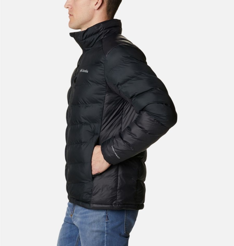 Black Men's Columbia Labyrinth Loop Omni Heat Infinity Insulated Puffer Jacket | GHRLN-7436