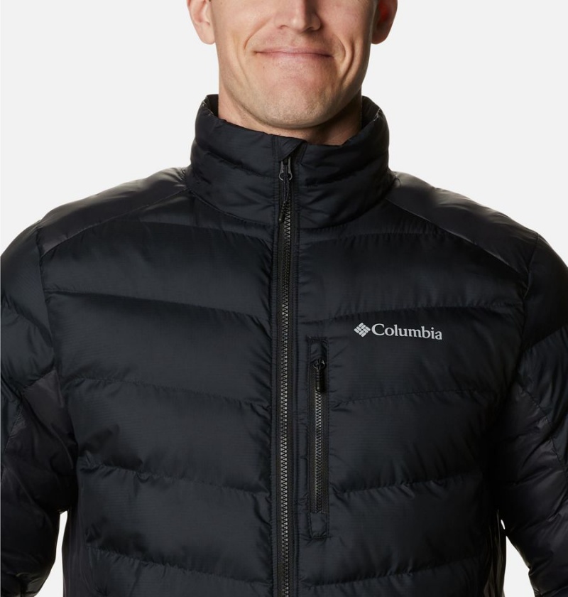 Black Men's Columbia Labyrinth Loop Omni Heat Infinity Insulated Puffer Jacket | GHRLN-7436