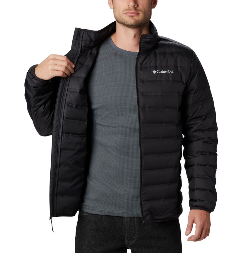 Black Men's Columbia Lake 22 Insulated Puffer Jacket | NOLRA-6502