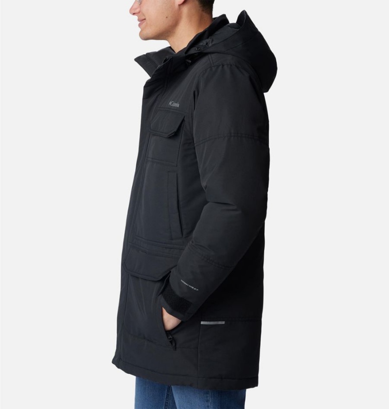 Black Men's Columbia Landroamer Down Coats | QCJXU-5638