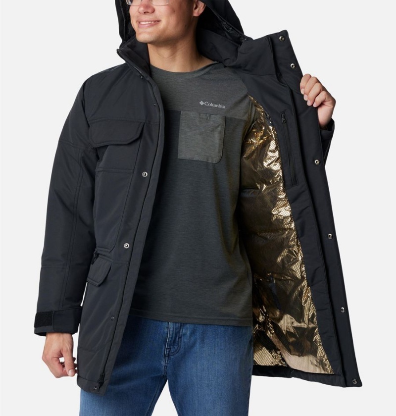 Black Men's Columbia Landroamer Down Coats | QCJXU-5638