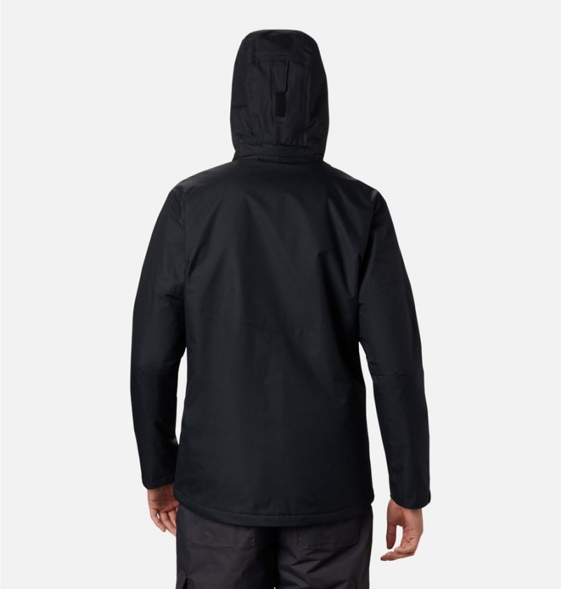 Black Men's Columbia Last Tracks Insulated Ski Jacket | GTXSR-4371