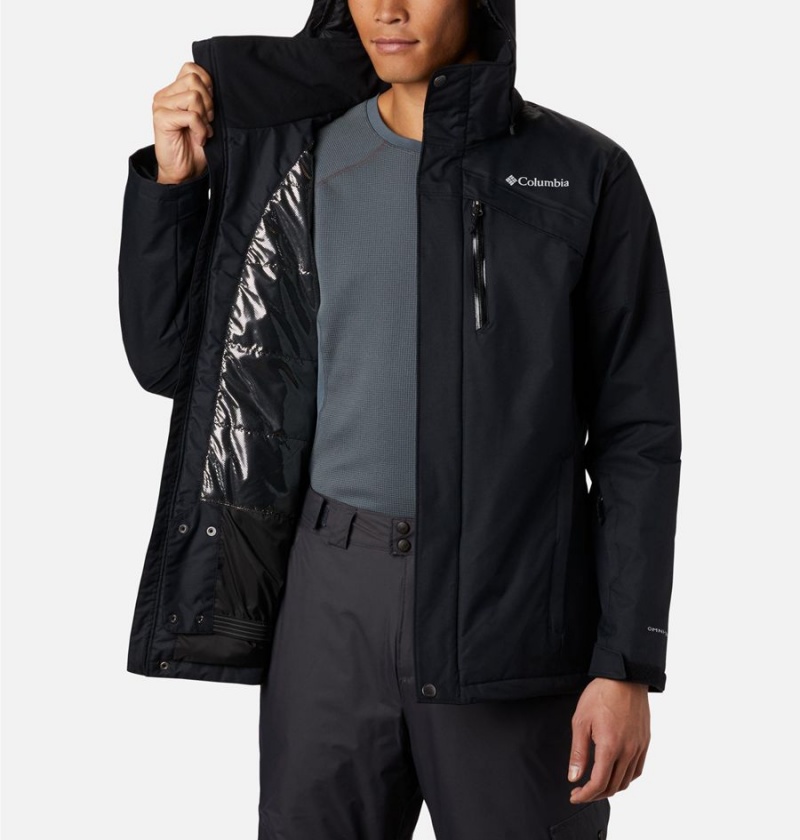 Black Men's Columbia Last Tracks Insulated Ski Jacket | GTXSR-4371