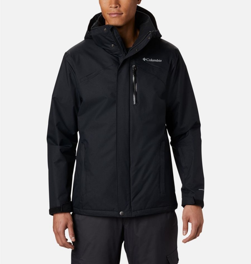 Black Men\'s Columbia Last Tracks Insulated Ski Jacket | GTXSR-4371