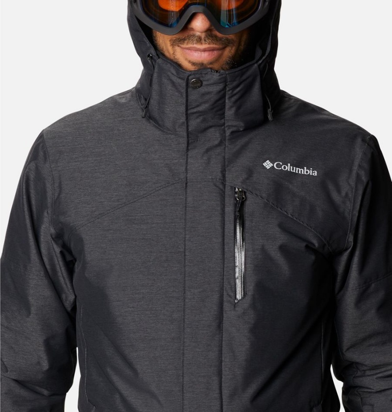 Black Men's Columbia Last Tracks Insulated Ski Jacket | MQDKF-0275