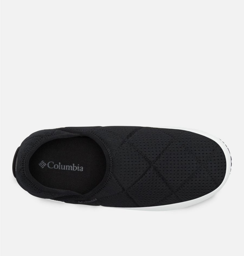 Black Men's Columbia Lazy Bend Refresh Slippers | QUKDS-8634