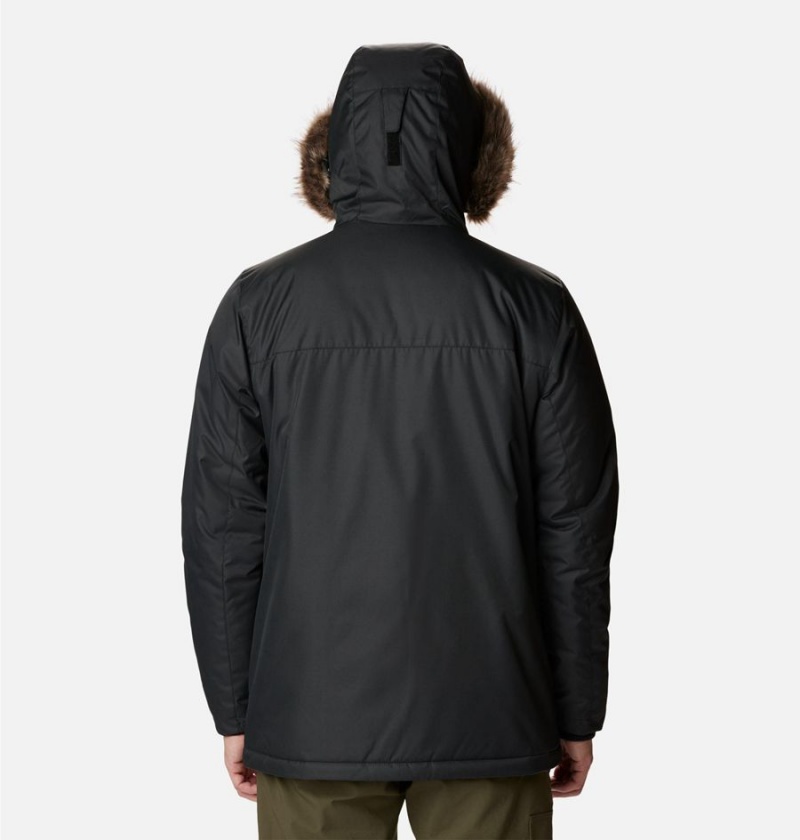 Black Men's Columbia Leif Trail Coats | PKHOW-1594