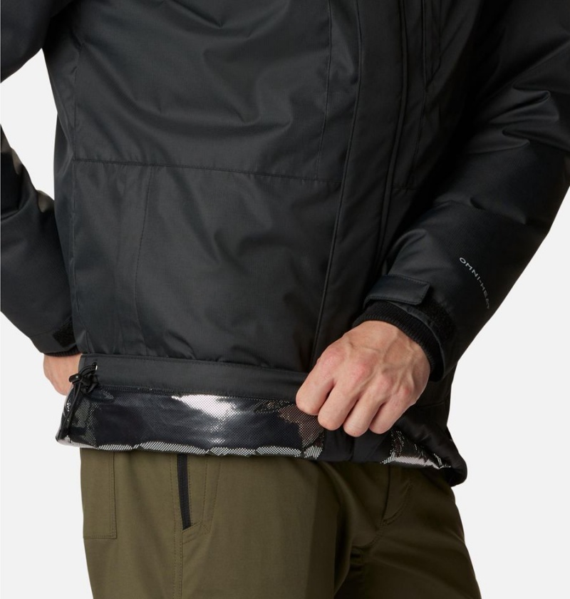 Black Men's Columbia Leif Trail Coats | PKHOW-1594