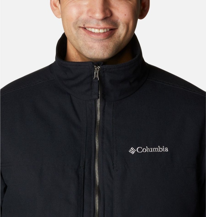 Black Men's Columbia Loma Vista II Insulated Puffer Jacket | DMIJZ-1709