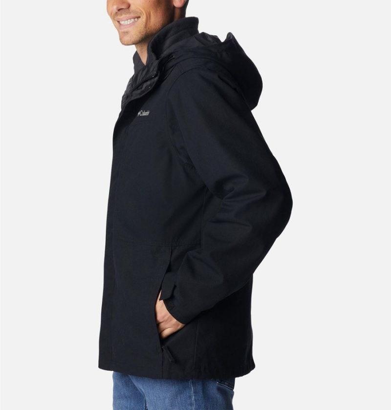 Black Men's Columbia Loma Vista Interchange 3 In 1 Jackets | KZCIT-2763