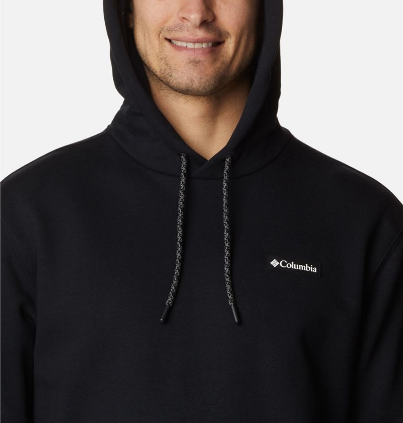 Black Men's Columbia Marble Canyon Heavyweight Fleece Hoodie | JAPTR-1826