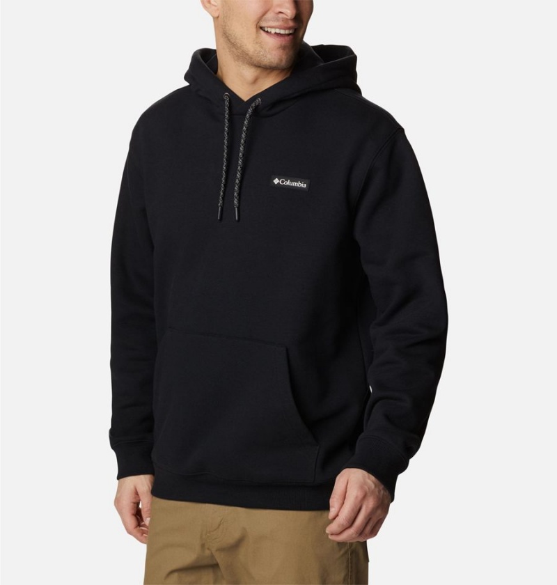 Black Men's Columbia Marble Canyon Heavyweight Fleece Hoodie | JAPTR-1826