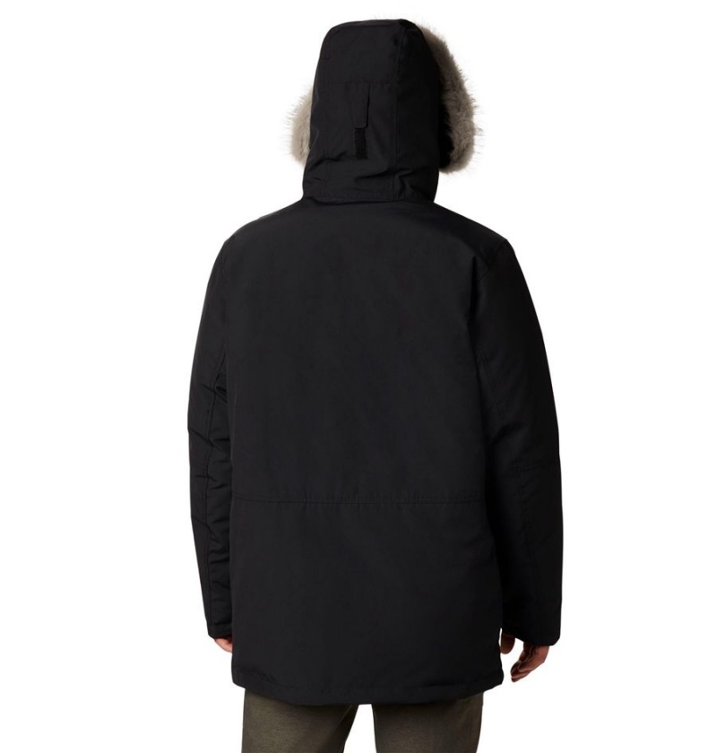 Black Men's Columbia Marquam Peak Coats | XFBAH-1735