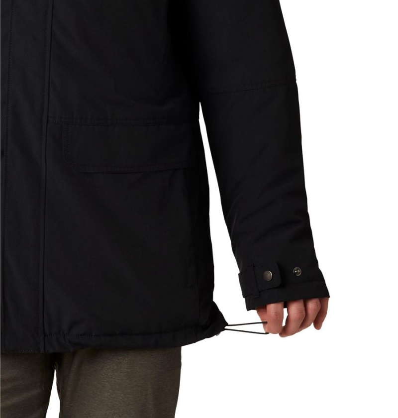 Black Men's Columbia Marquam Peak Coats | XFBAH-1735