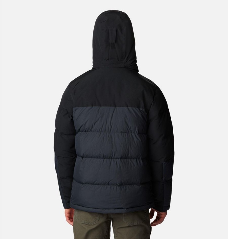 Black Men's Columbia Marquam Peak Fusion Insulated Puffer Jacket | QMZDO-6259