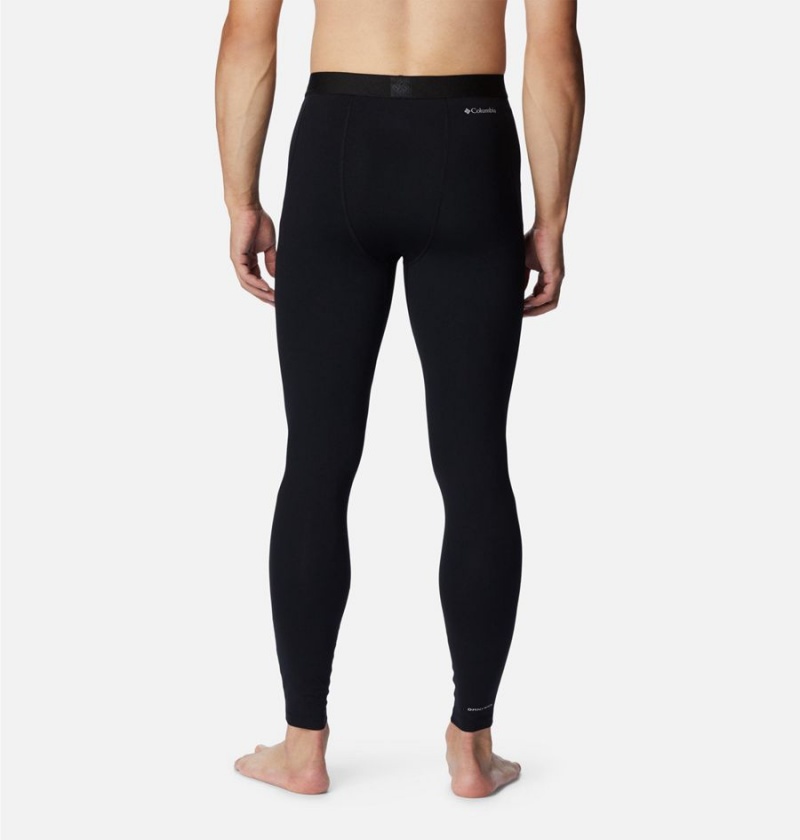 Black Men's Columbia Midweight Baselayer Tights Pants | QBECX-4035