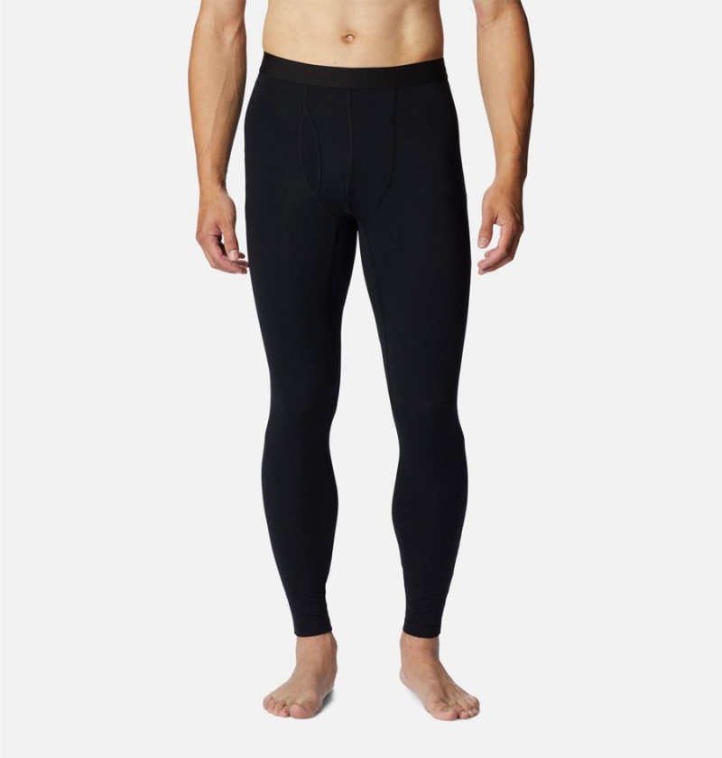 Black Men\'s Columbia Midweight Baselayer Tights Pants | QBECX-4035