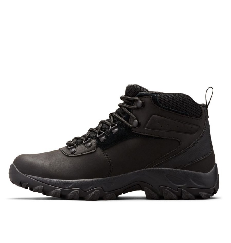 Black Men's Columbia Newton Ridge Plus II Waterproof Boot Hiking Shoes | YUWCE-0975